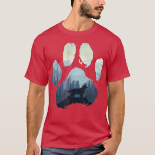 Golden Retriever Corgi Dog Paw Mama Vater Gebirge T-Shirt