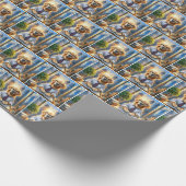 Golden Retriever Corporate Business Geschenkpapier (Ecke)