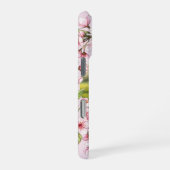 Golden retriever custom photo with cherry blossom iPhone hülle (Rechte Seite)