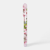 Golden retriever custom photo with cherry blossom iPhone hülle (Linke Seite)