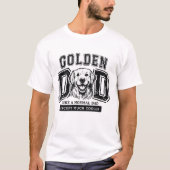 Golden Retriever Dad T-Shirt (Vorderseite)
