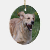 Golden retriever, das 1 laufen lässt keramikornament (Rechts)