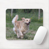 Golden retriever, das 1 laufen lässt mousepad (Mit Mouse)