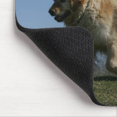 Golden retriever, das 3 laufen lässt mousepad (Ecke)