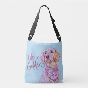 Golden retriever - das Leben ist golden Tragetaschen Mit Langen Trägern