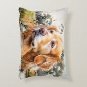 Golden Retriever Dekokissen (Vorderseite(Vertikal))