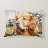 Golden Retriever Dekokissen (Rückseite)