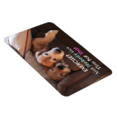 Golden Retriever Demotivation Magnet (Rechte Seite)