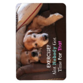Golden Retriever Demotivation Magnet (Vertikal)