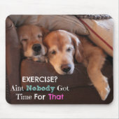 Golden Retriever Demotivation Mousepad (Vorne)