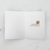 Golden Retriever - denken Sie an Sie Karte (Innenseite)