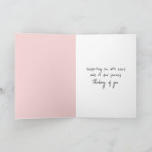 Golden Retriever Denken Sie an Sie Karte (Innenseite)