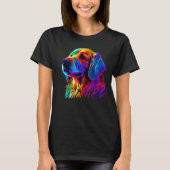 Golden Retriever Designer T-Shirt (Vorderseite)