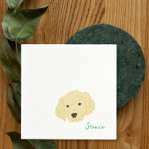 Golden Retriever Docktail Napkins