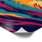 Golden Retriever Dog 001 - Bruno Pokopen Poster (Ecke)