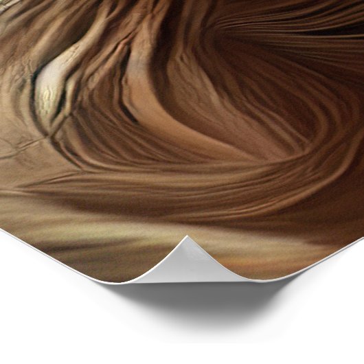 Golden Retriever Dog am St. Patrick's Day Poster (Ecke)