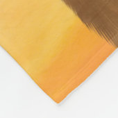 Golden Retriever Dog Aquarell Art Ölgemälde Fleecedecke (Ecke)