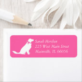 Golden Retriever Dog Baby Dusche Rosa (Insitu)