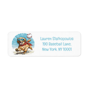 Golden Retriever Dog Baseball spielen