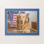 Golden Retriever Dog Custom Jigsaw Puzzle (Horizontal)