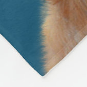 Golden Retriever Dog, Custom Photo and Name,Pet Fleecedecke (Ecke)