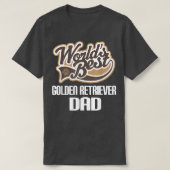 Golden Retriever Dog Dad Pet Gift  T-Shirt (Design vorne)