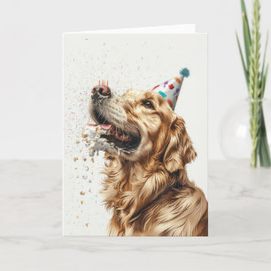 Golden Retriever Dog Dankeskarte