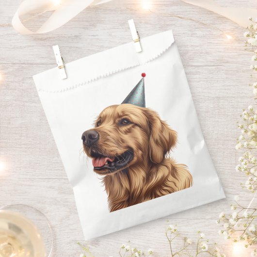 Golden Retriever Dog Geschenktütchen (Ausgeschnitten)