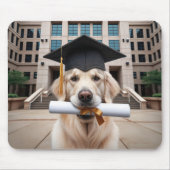Golden Retriever Dog Graduate Mousepad (Vorne)