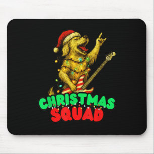 Golden Retriever Dog Guita spielen Mousepad
