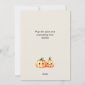 Golden Retriever Dog Happy Halloween Feiertagskarte (Rückseite)