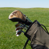 Golden Retriever Dog im Wind 001 - Yacobsen De Golf Headcover (In SItu)