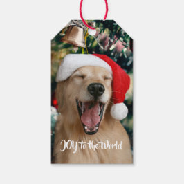 Golden Retriever Dog Jog to World Christmas Geschenkanhänger