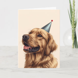 Golden Retriever Dog Karte