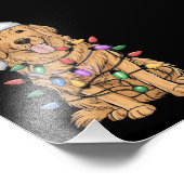 Golden Retriever Dog Lover Mama Vater Fotodruck (Ecke)