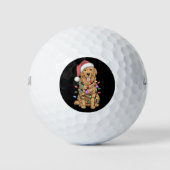 Golden Retriever Dog Lover Mama Vater Golfball (Vorderseite)