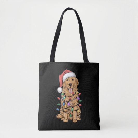 Golden Retriever Dog Lover Mama Vater Tasche (Vorderseite)