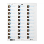 Golden Retriever Dog Mailing Label (Vorne)
