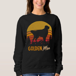 Golden Retriever Dog Mama Vintag Retro 277 Sweatshirt