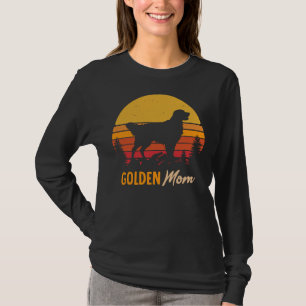 Golden Retriever Dog Mama Vintag Retro 277 T-Shirt