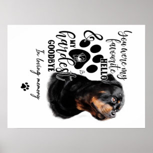 Golden Retriever Dog Owner Geburtstagsgeschenk Hun Poster