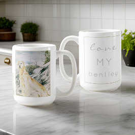 Golden Retriever Dog personalisieren Kaffeetasse