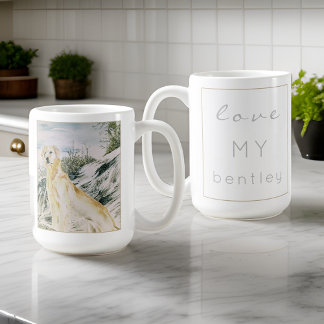 Golden Retriever Dog personalisieren Kaffeetasse
