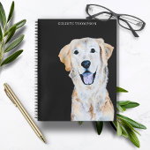 Golden Retriever Dog personalisieren Notizblock