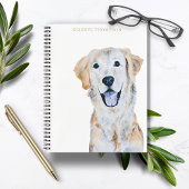 Golden Retriever Dog personalisieren Notizblock