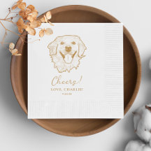 Golden Retriever Dog Personalisiert Cheers