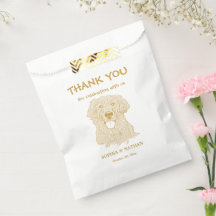 Golden Retriever Dog Personalisiert Danke