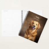 Golden Retriever Dog Personalisiert jährlich Planer (Anzeige)