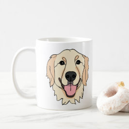 Golden Retriever Dog Personalisiert Kaffeetasse