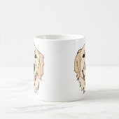 Golden Retriever Dog Personalisiert Kaffeetasse (Mittel)